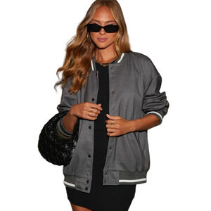 Vici Varsity Bomber Jacket NWOT Size M